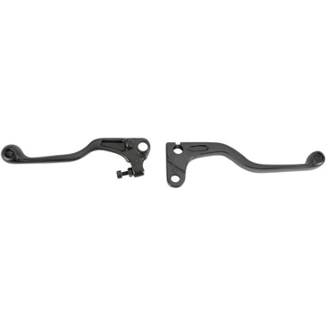 PARTS UNLIMITED Shorty Power Lever Set - Black 53175-KS6-670SH