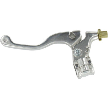 PARTS UNLIMITED Lever Assembly - Right Hand - Shorty - Yamaha - Silver 43-4102R