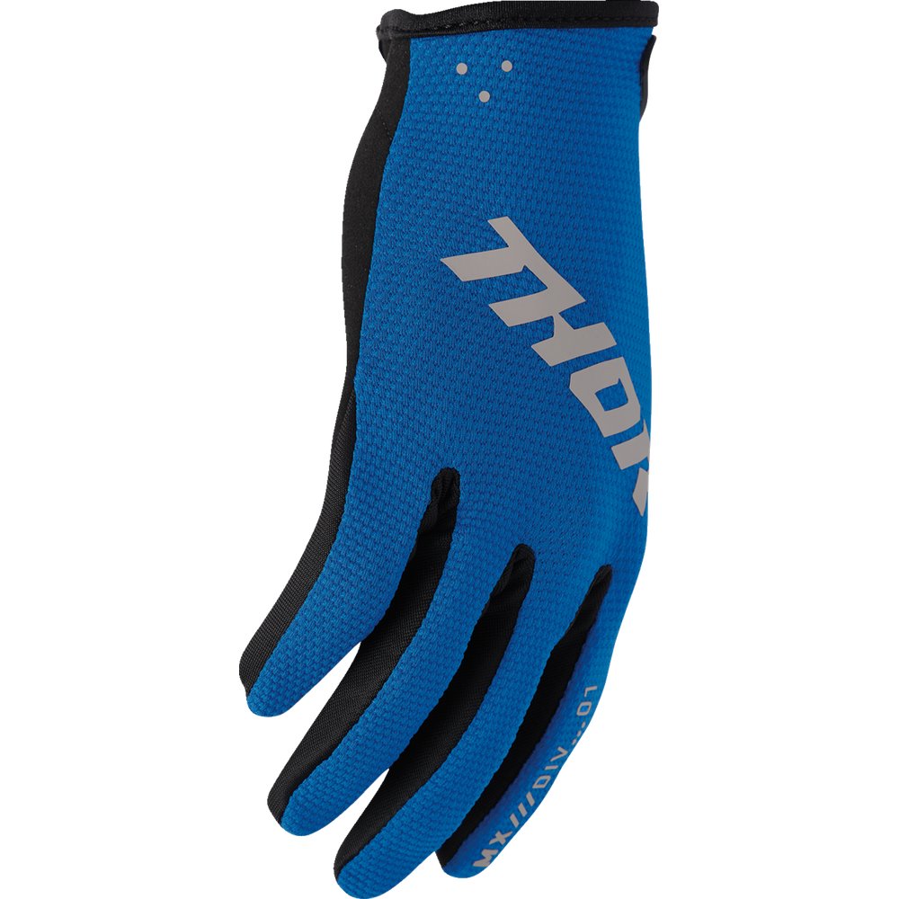 THOR Youth Ridemode Static Gloves - Blue - Medium 3332-1932