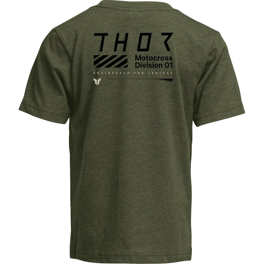 THOR Youth Stamp T-Shirt - Olive - Large 3032-3914