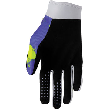 THOR Launchmode Bleach Gloves - Gray/Acid - Medium 3330-8321