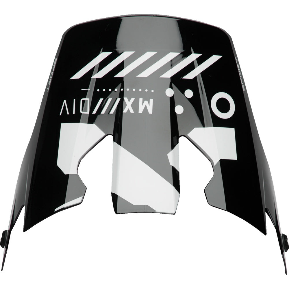 THOR Reflex Sport Visor - Strike - Black/Red 0132-1833