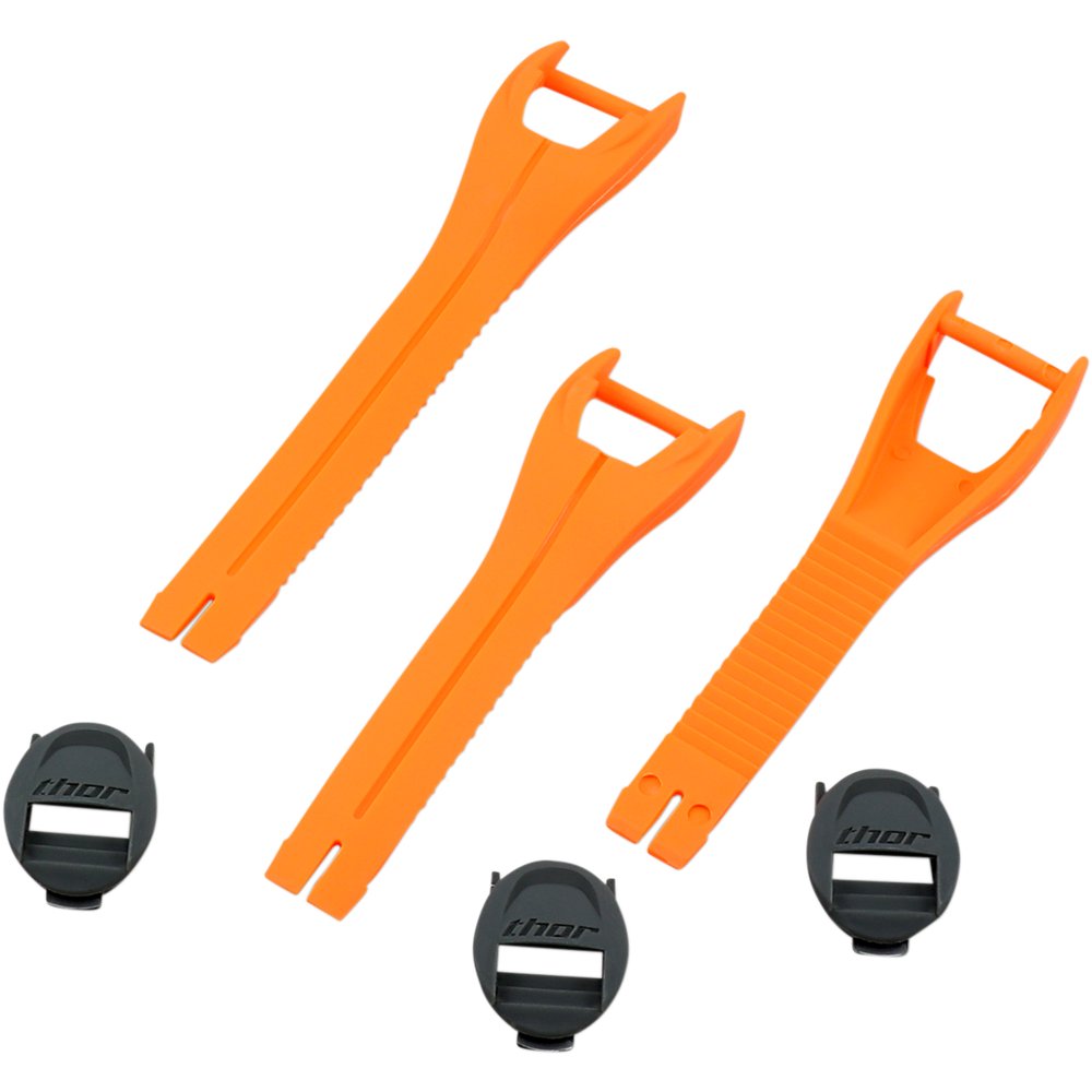 THOR Blitz XP MX Boot Straps - Youth - Orange - Size 1-7 3430-0878