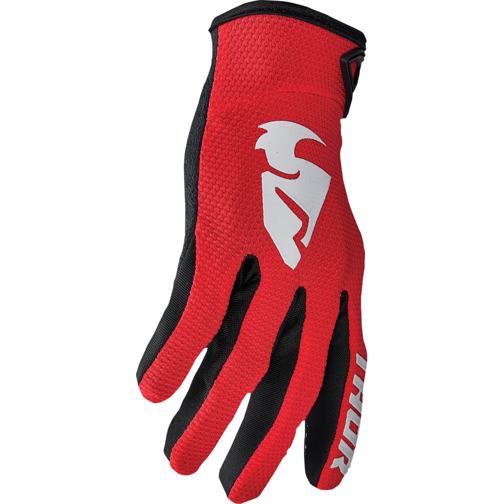 THOR Youth Sector Gloves - Red/White - Large 3332-1747