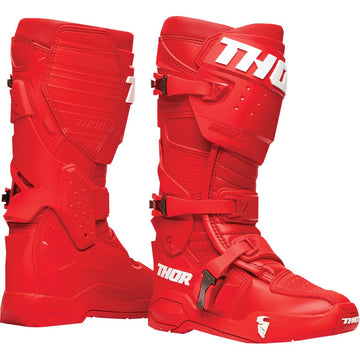 THOR Radial Boots - Red - Size 14 3410-2743