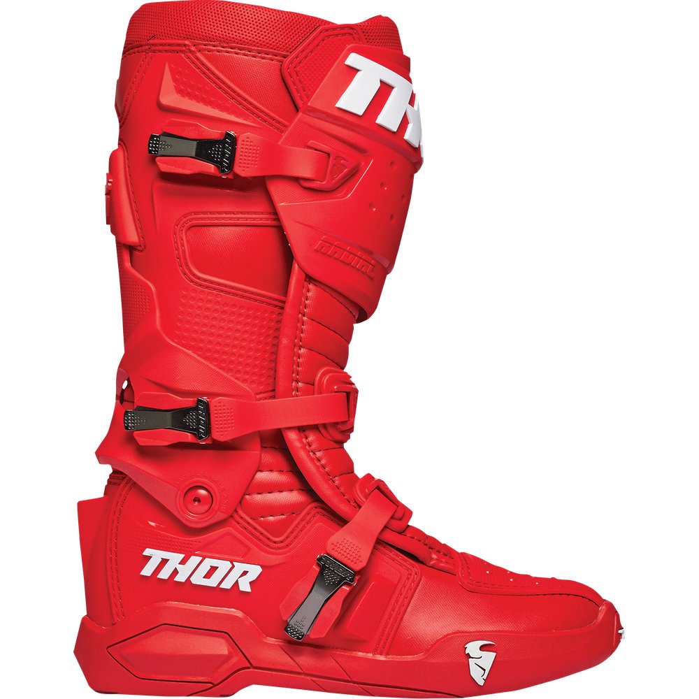 THOR Radial Boots - Red - Size 9 3410-2738