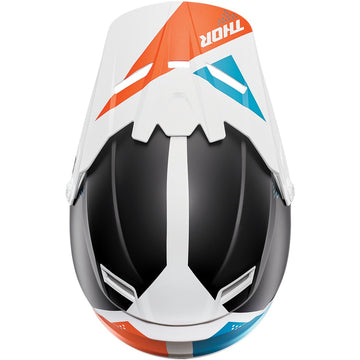 THOR Youth Sector Visor - Blade - White/Aqua 0132-1323