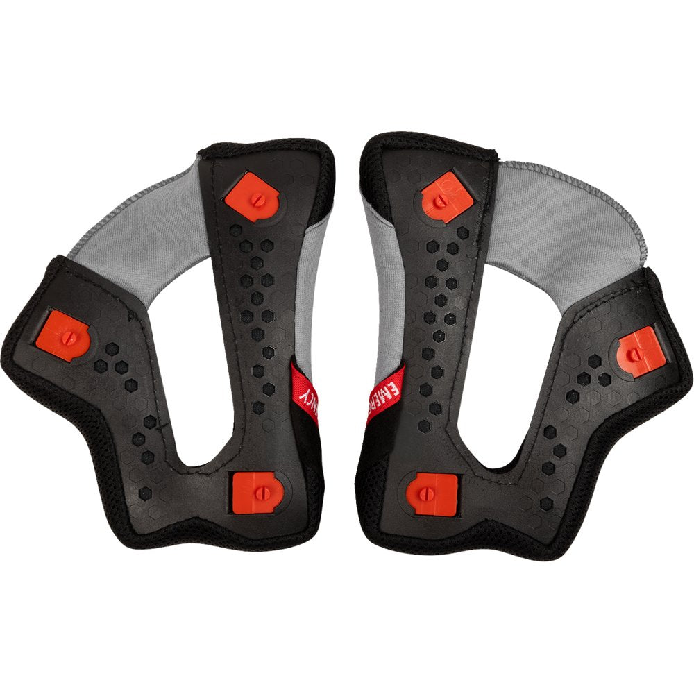 THOR Reflex Sport Cheek Pads - Gray/Black - Small 0134-3993