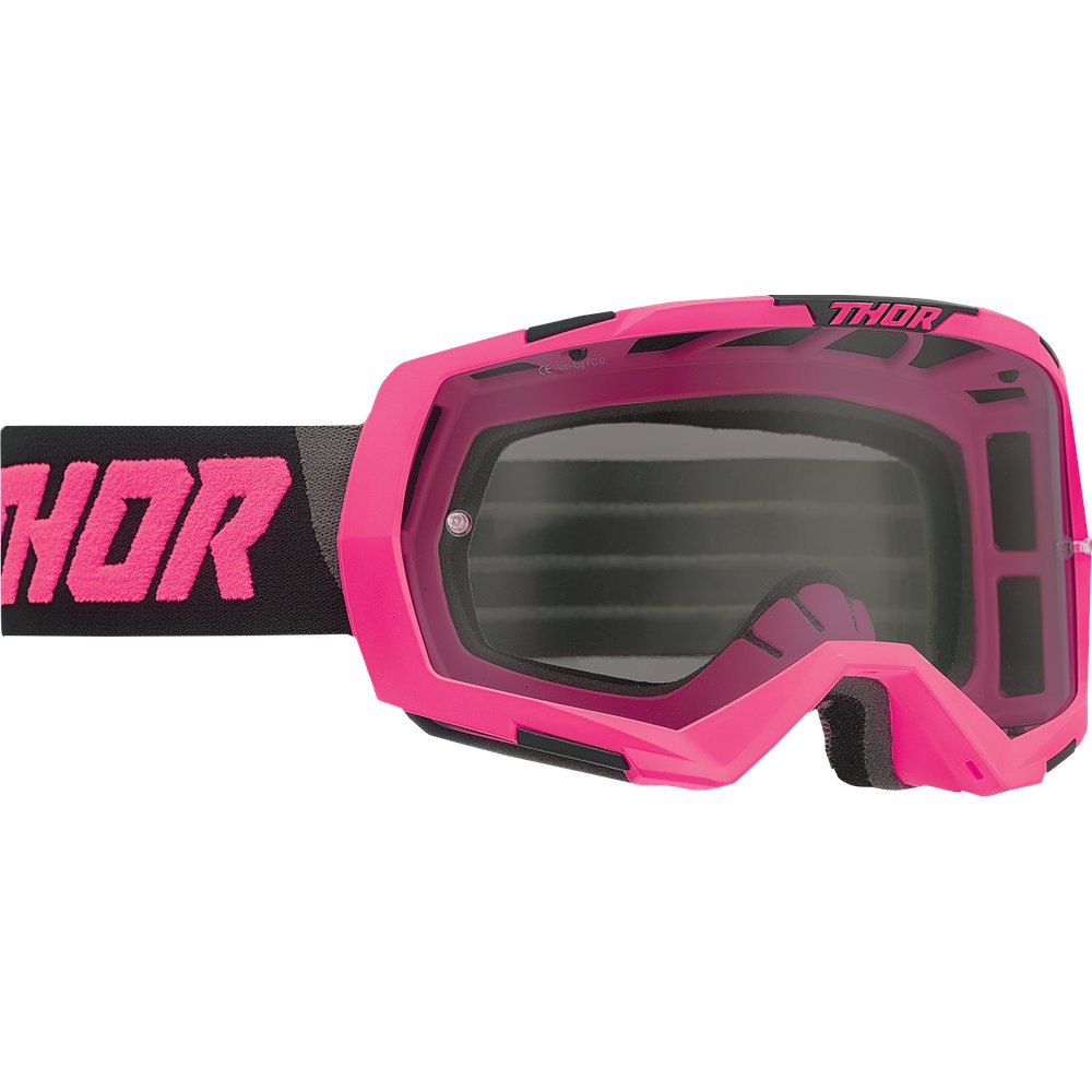 THOR Regiment Goggle - Flo Pink/Black - Smoke Lens 2601-2803