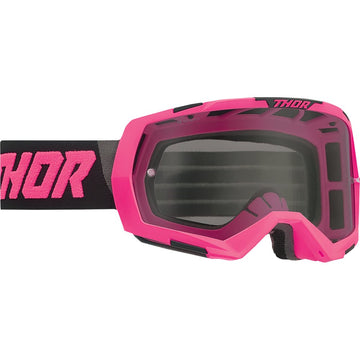 THOR Regiment Goggle - Flo Pink/Black - Smoke Lens 2601-2803