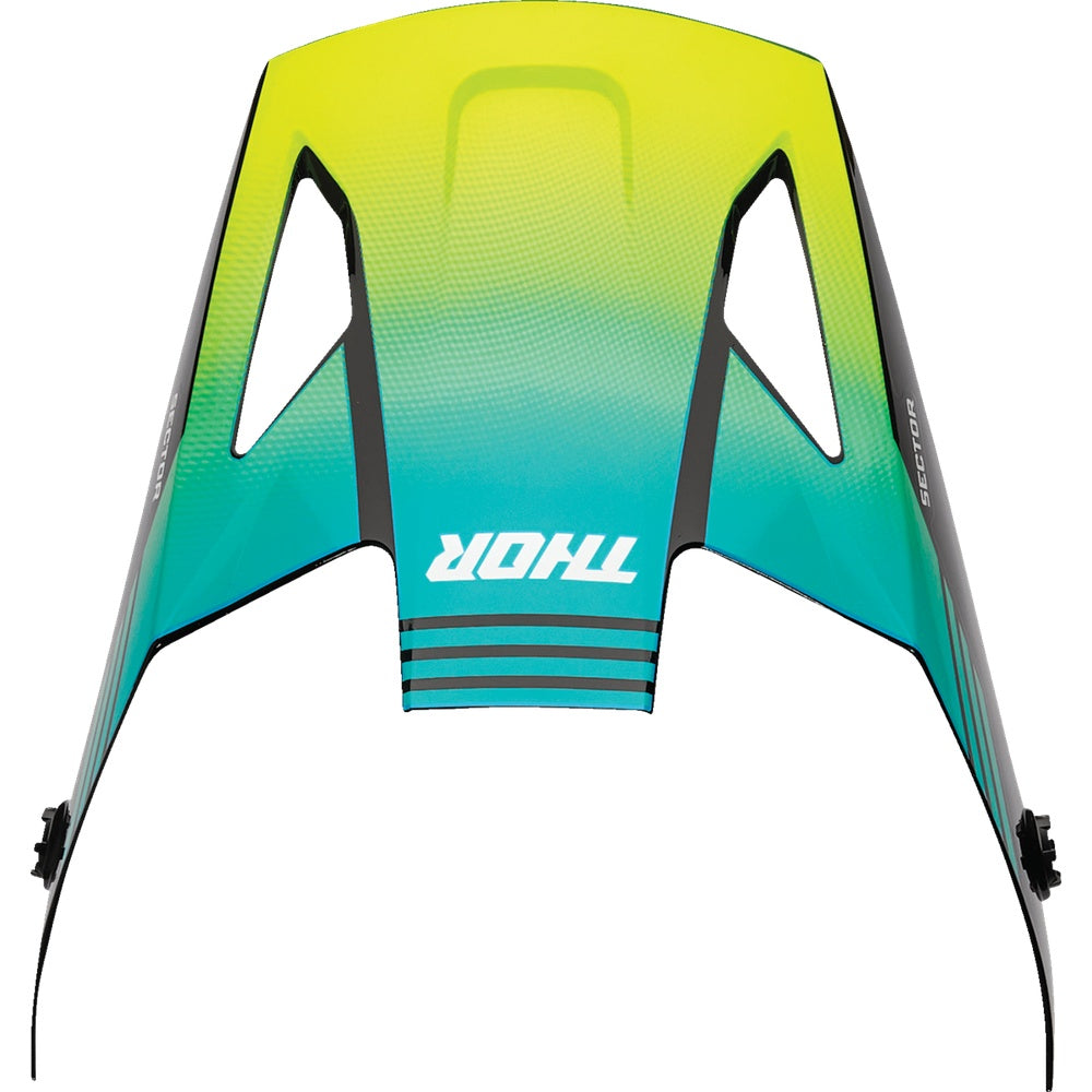 THOR Sector 2 Visor Kit - Carve - Black/Acid 0132-1660