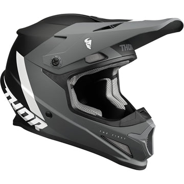 THOR Youth Sector Helmet - Chev - Gray/Black - Medium 0111-1482
