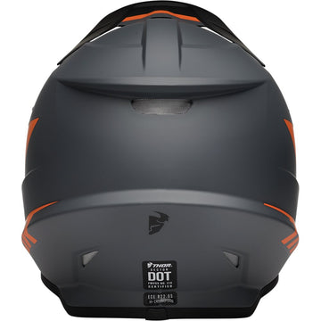 THOR Youth Sector Helmet - Chev - Charcoal/Orange - Small 0111-1478