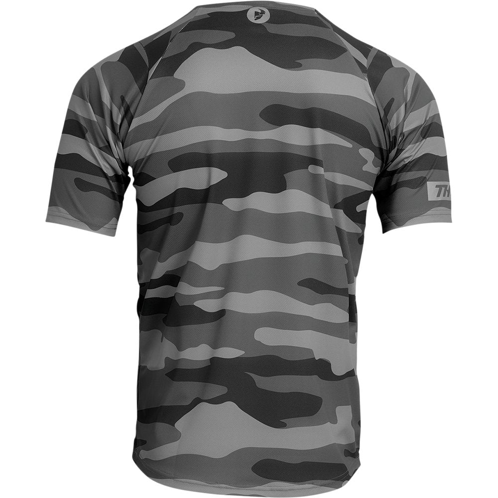 THOR Assist Short-Sleeve Jersey - Camo Dark Gray - Small 5020-0026
