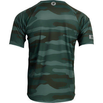 THOR Assist Short-Sleeve Jersey - Camo Green - Small 5020-0020