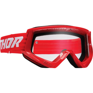 THOR Youth Combat Goggle - Racer - Red/White 2601-3053