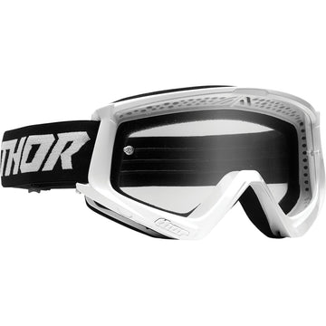 THOR Youth Combat Goggle - Racer - White/Black 2601-3046