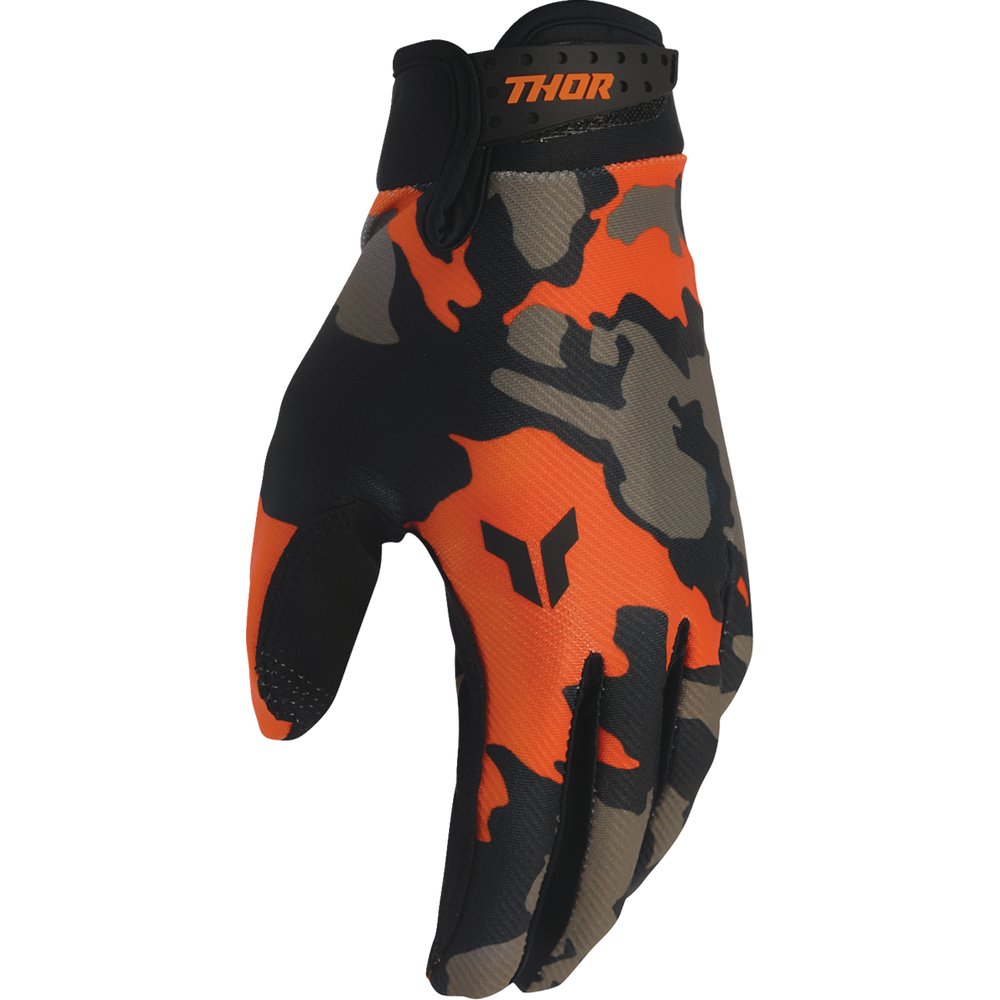 THOR Launchmode Hunter Gloves - Orange/Black - XS 3330-8521