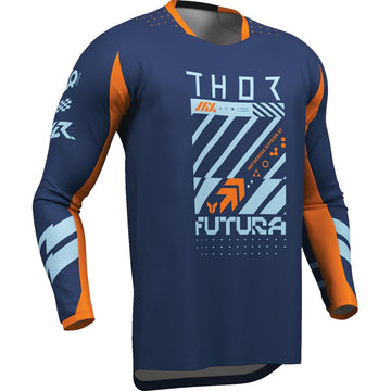 THOR 28103897Futura Jersey - Navy/Orange - 2XL 2910-8428
