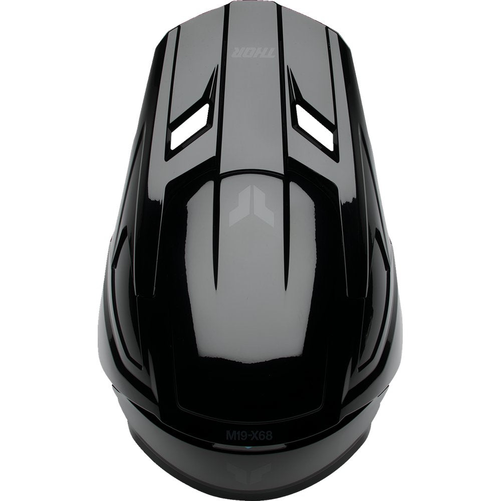 THOR Youth Fleet Helmet - Blackout - Gloss Black - Medium 0111-1696