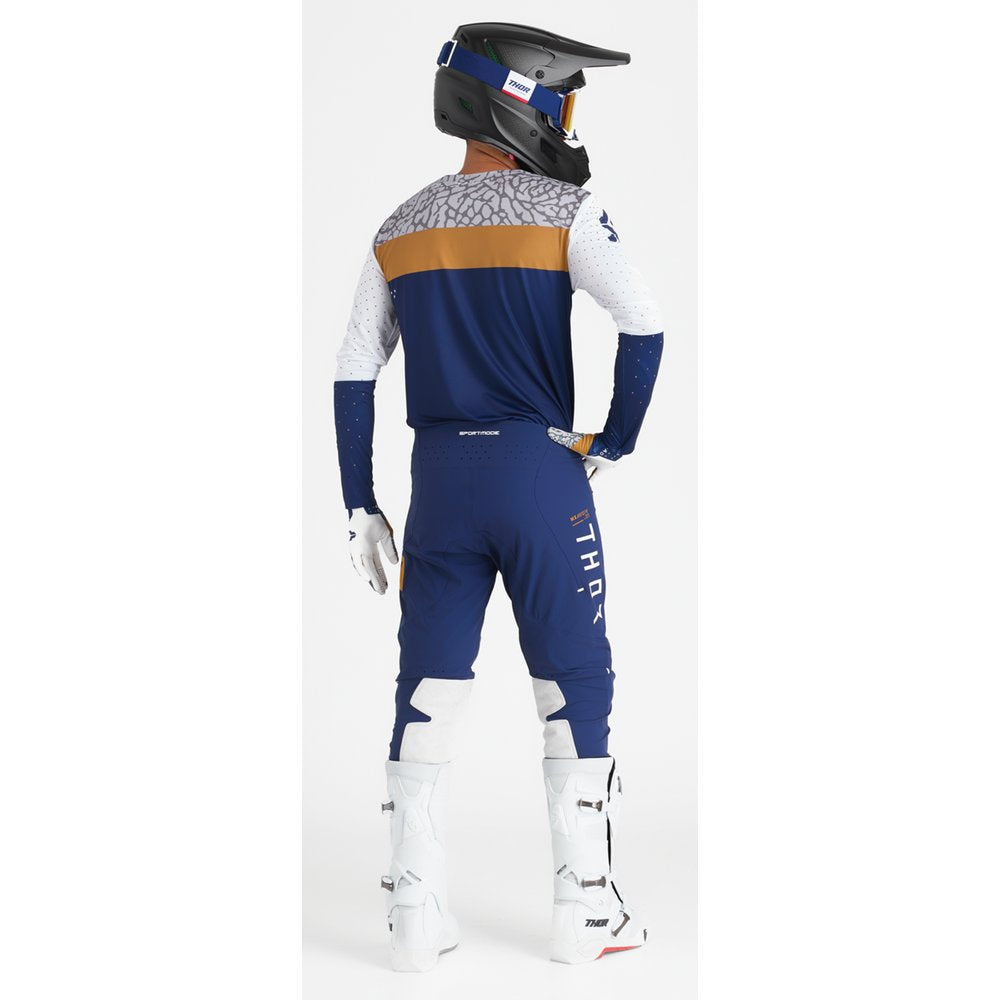 THOR Sportmode Bravo Gloves - Navy/Copper - 2XL 3330-8241