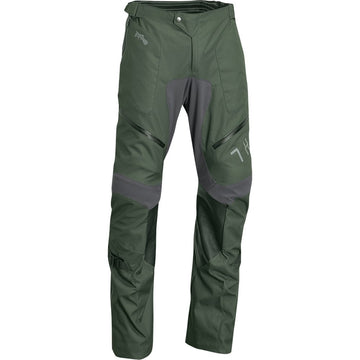 Thor Terrain Over-The-Boot Pants - Army Green / ChARCoal - Us 36