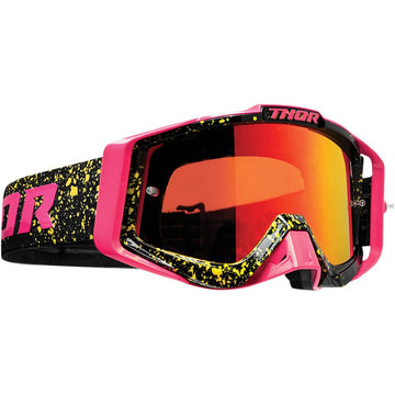 Thor Sniper Pro Goggles - Splatta - Flo Pink/Black 2601-2222