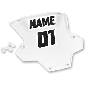 Thor Sentinel XP-GP Number Plate - Clear 2701-0680