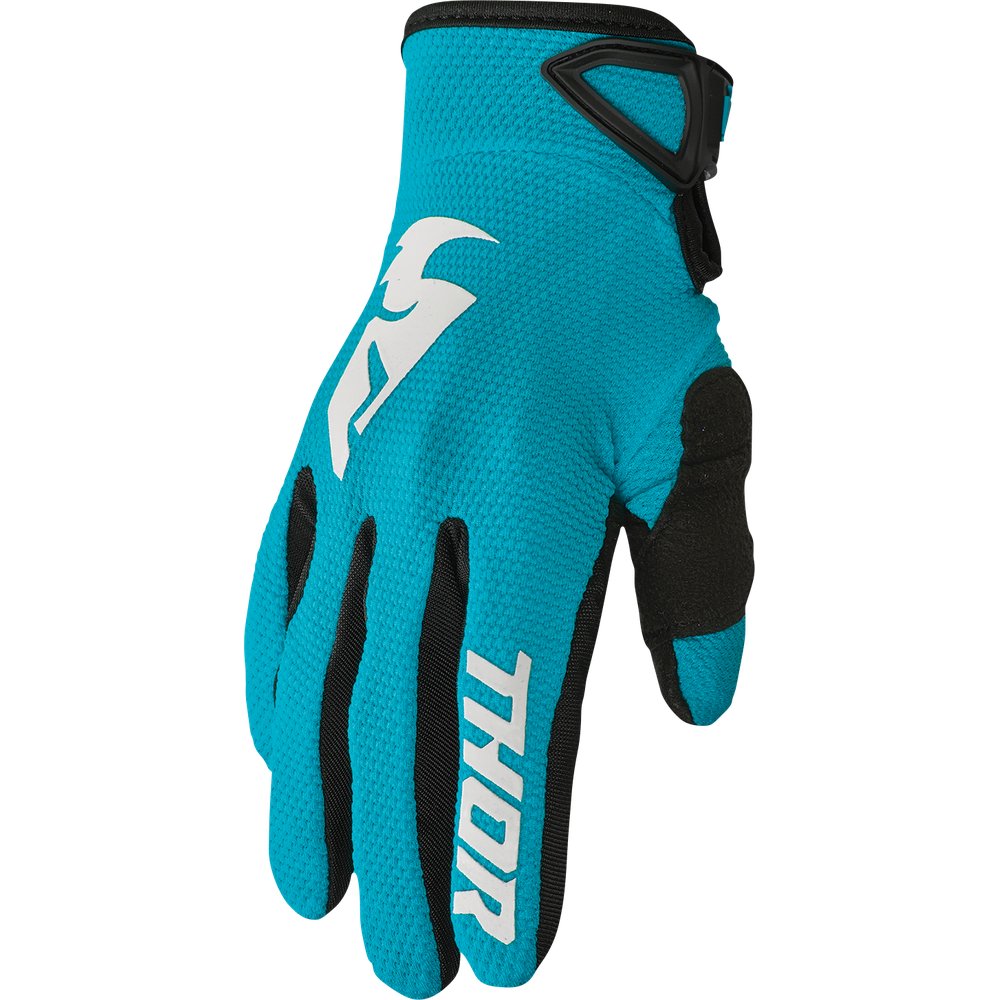 Thor Women's Sector Gloves - Aqua/Vintage White - XL 3331-0249
