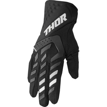 Thor Women's Spectrum Gloves - Black/White - Large 3331-0232