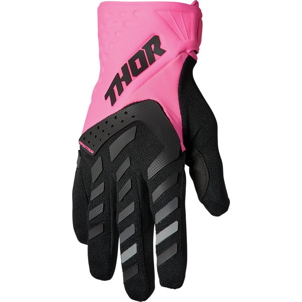 Thor Women's Spectrum Gloves - Fluo Pink/Black - Small 3331-0207