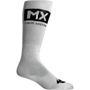 Thor Youth MX Cool Socks - Gray/Black - Size 1-6 3431-0664