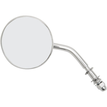 Emgo Mirror - Side View - Round - Chrome - 3" Stem - Left/Right - Each 20-06817