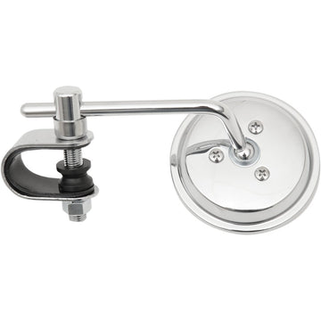 Emgo Mirror - Side View - Round - Chrome - 4" Stem - Left/Right - Each 20-06814