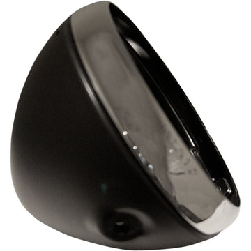 Emgo Lucas Style Headlight Shell - 7" - Black 66-65068