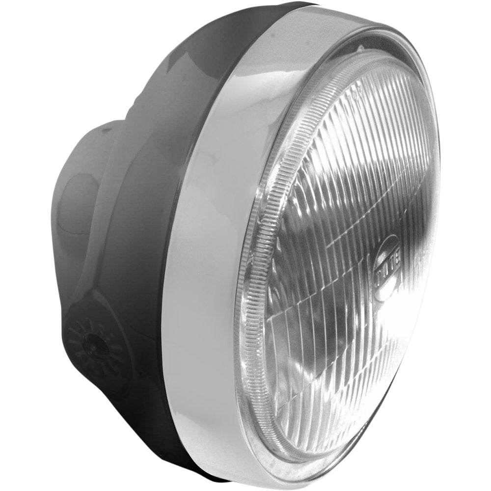 Emgo 6 1/4" Headlight Assembly - Black 66-64313D