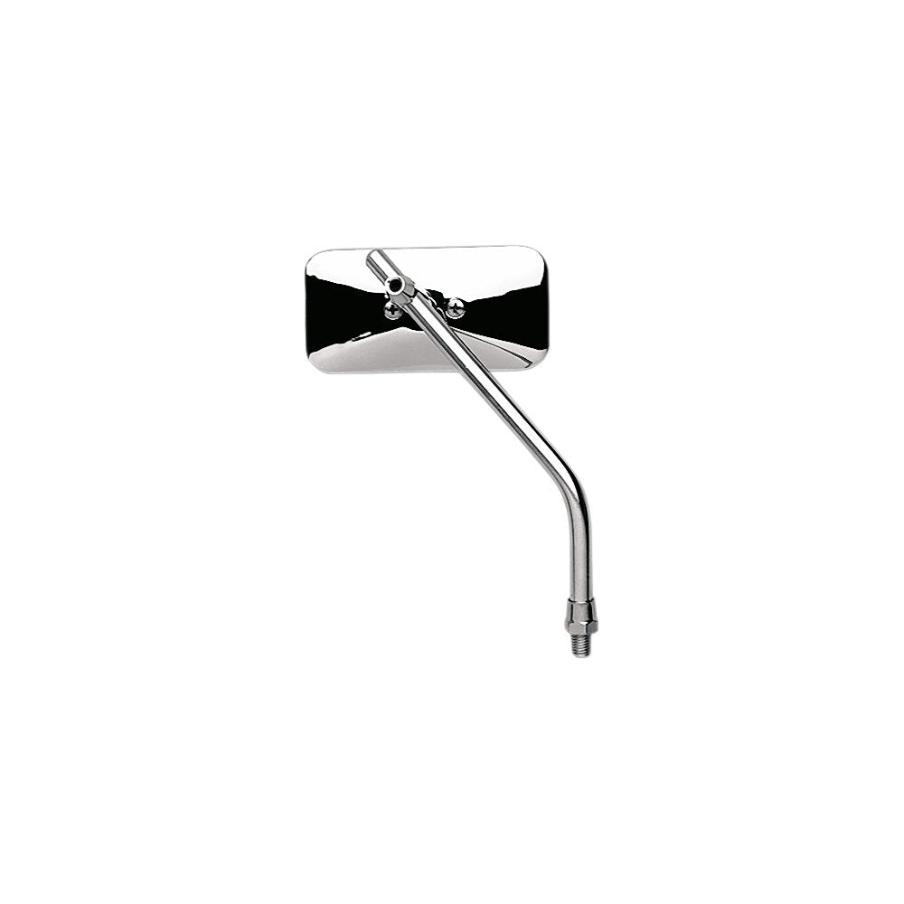 Emgo Mirror - Die-Cast - Classic - Side View - Rectangle - M10 x 1.25 - Chrome - Left 20-34824