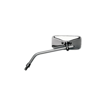 Emgo Mirror - Stamped - Chopper - Side View - Rectangle - M10 x 1.25 - Chrome - Left 20-34814