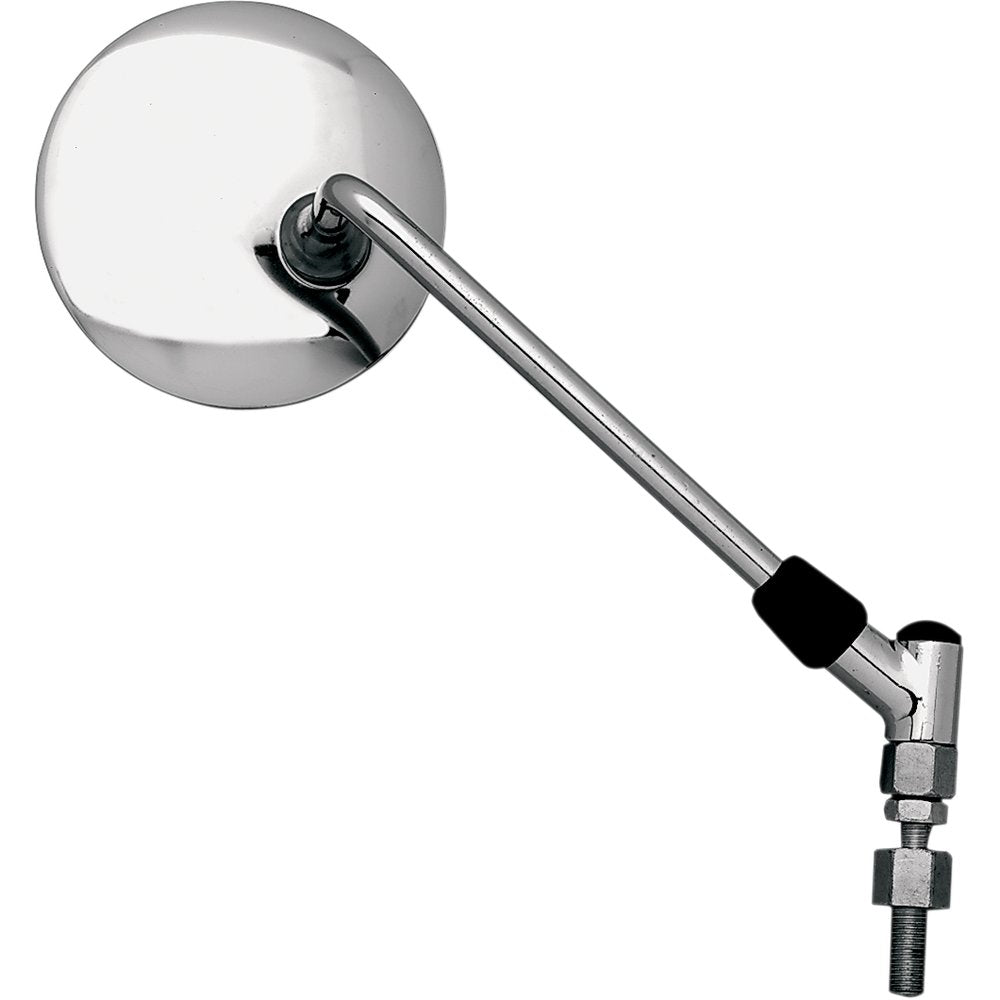 Emgo Mirror - Euro - Side View - Round - Chrome - Left/Right - Each 20-30650