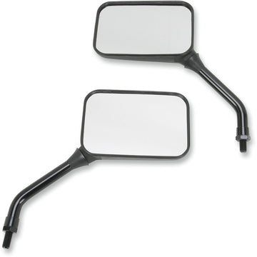 Emgo Mirrors - True Vision - Side View - Rectangle - Short - Left/Right - Pair 20-78203