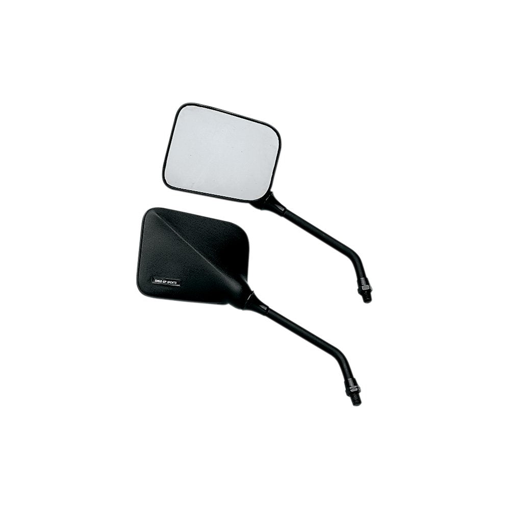 Emgo Mirror - GP Sport - Side View - Short - Rectangle - Black 20-46220