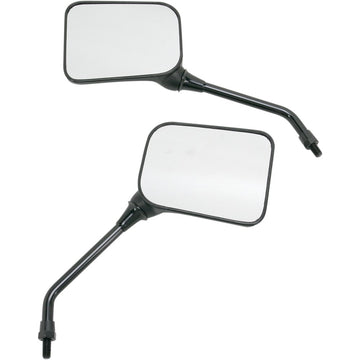 Emgo Mirror - Side View - Universal - Rectangle - Black 20-46208