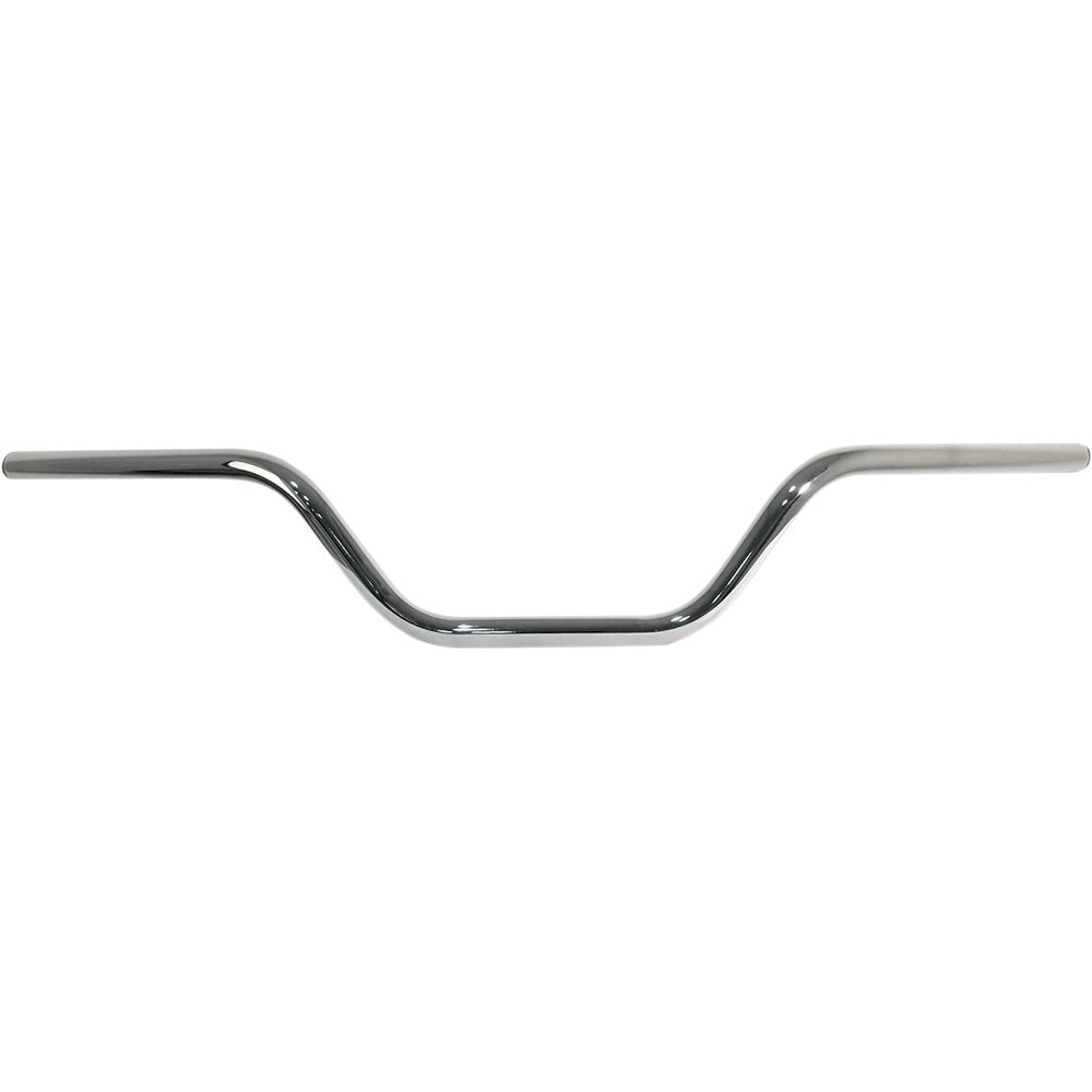 Emgo 7/8" Flat Track Handlebar - #24 - Chrome 23-12582