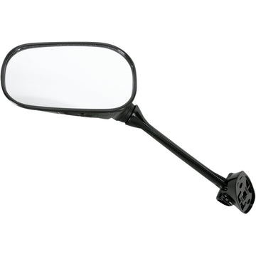 Emgo Mirror - Side View - Oval - Black - Left 20-97212