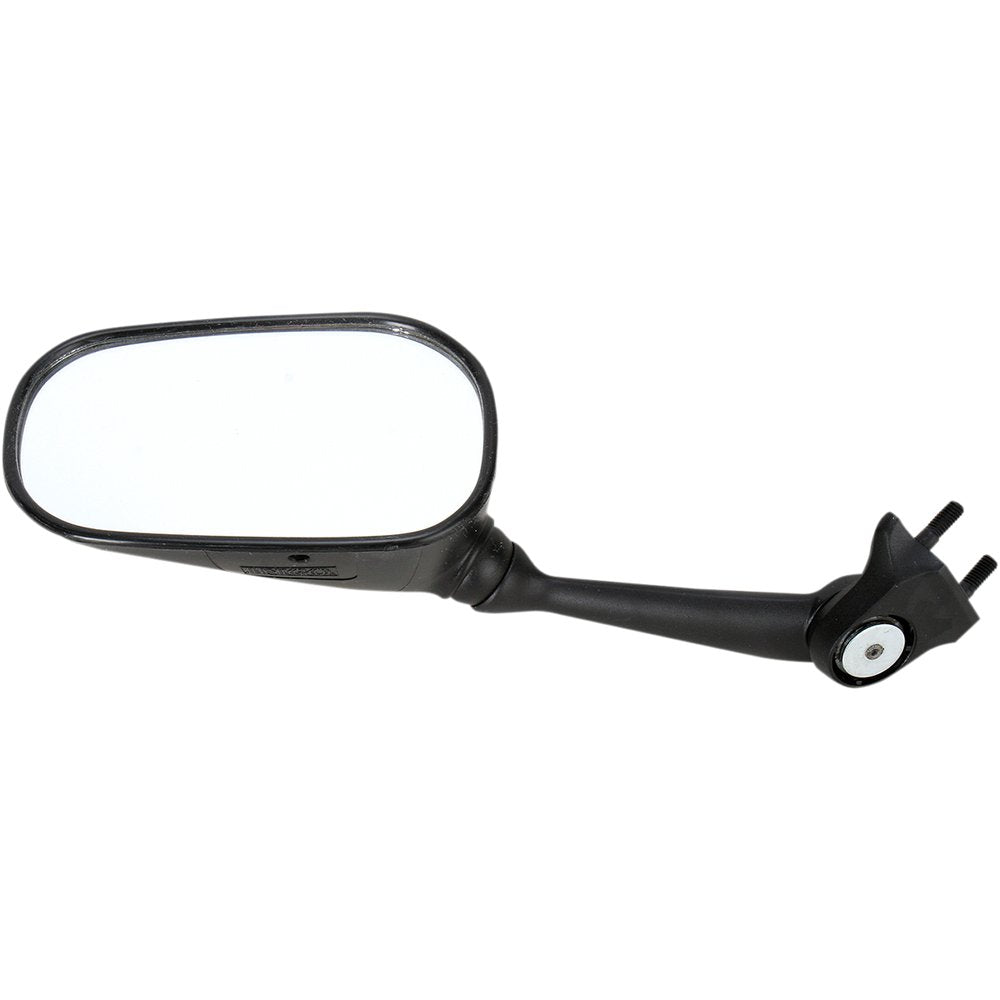 Emgo Mirror - Side View - Oval - Black - Left 20-57902