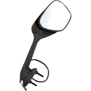 Emgo Mirror - Side View w/Integrated Turn Signals - Oval - Black - Right 20-55261