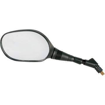 Emgo Mirror - Side View - Oval - Black - Left 20-55232