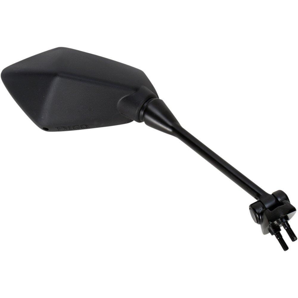 Emgo Mirror - Side View - Polygon - Black - Right 20-49211