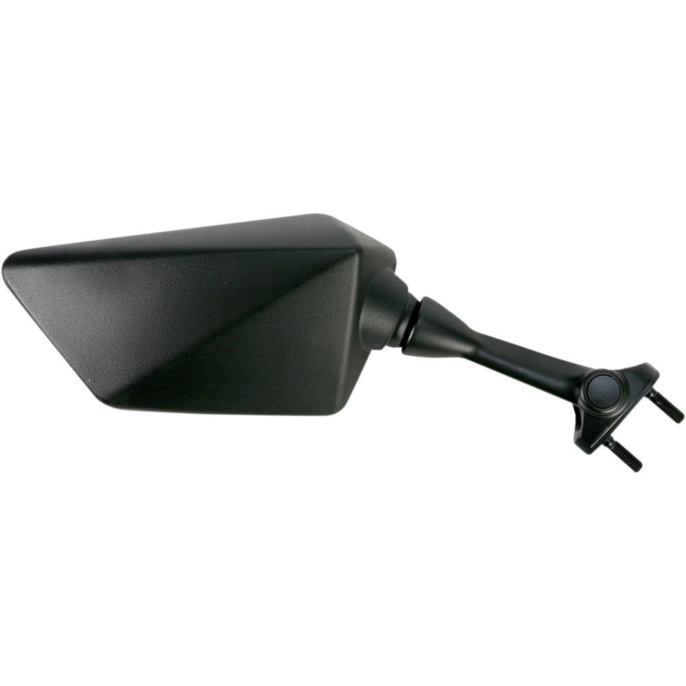 Emgo Mirror - Side View - Polygon - Black - Right 20-43091