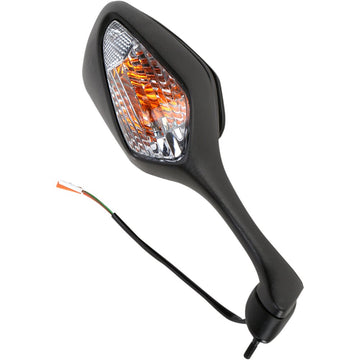 Emgo Mirror - Side View w/Integrated Lighting - Polygon - Black - Right 20-35261